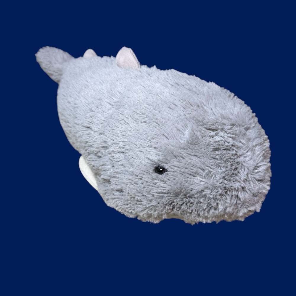 Pillow Pets Pee-Wees Gray Shark Plush Toy